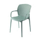 Glam Style Plastic Dining Arm Chair Matte Finish Dining Chair for Dinning Room Green 1 Piece Clearhalo ' kitchen&dining_furn' 'Dining Chairs' 'Dining Tables & Seating' 'dining_chair' 'furn' 'furn_dining_chair' 'Furniture' 'furniture_dining_chair' 'Kitchen & Dining Furniture' 'kitchen' 3650439