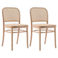 Modern Style Solid Wood Dining Room Kitchen Chair Open Back Side Chairs Wood 2 Piece Set Clearhalo ' kitchen&dining_furn' 'Dining Chairs' 'Dining Tables & Seating' 'dining_chair' 'furn' 'furn_dining_chair' 'Furniture' 'furniture_dining_chair' 'Kitchen & Dining Furniture' 'kitchen' 3650454