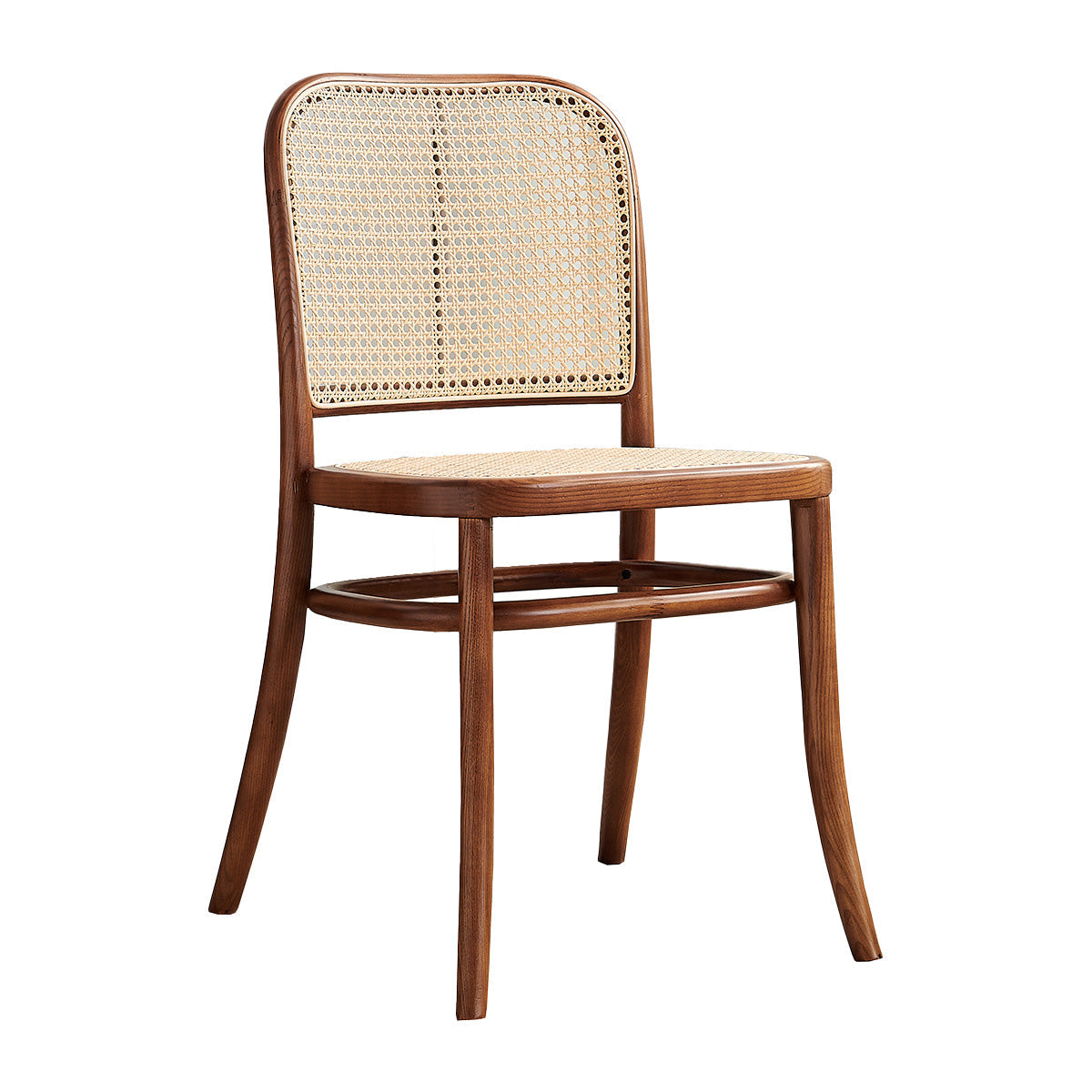 Modern Style Solid Wood Dining Room Kitchen Chair Open Back Side Chairs Walnut 1 Piece Clearhalo ' kitchen&dining_furn' 'Dining Chairs' 'Dining Tables & Seating' 'dining_chair' 'furn' 'furn_dining_chair' 'Furniture' 'furniture_dining_chair' 'Kitchen & Dining Furniture' 'kitchen' 3650458