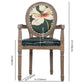 Farmhouse Dining Arm Chair King Louis Back Side Chair with Wood Legs for Home Use Clearhalo ' kitchen&dining_furn' 'Dining Chairs' 'Dining Tables & Seating' 'dining_chair' 'furn' 'furn_dining_chair' 'Furniture' 'furniture_dining_chair' 'Kitchen & Dining Furniture' 'kitchen' 3651177