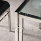 Contemporary Style Tempered Glass Top Dining Table 4 Legs Table for Dining Room Clearhalo ' dining_table' 'Dining Tables & Seating' 'Dining Tables' 'furn' 'furn_dining_table' 'Furniture' 'furniture_dining_table' 'Kitchen & Dining Furniture' 'kitchen&dining_furn' 'kitchen' 'kitchen_dining_table' 3661763
