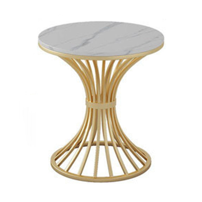 Modern Style Sintered Stone Dining Table Round Pedestal Table for Dinning Room White Clearhalo ' dining_table' 'Dining Tables & Seating' 'Dining Tables' 'Furniture' 'furniture_dining_table' 'Kitchen & Dining Furniture' 'kitchen&dining_furn' 'kitchen' 'kitchen_dining_table' 3661778