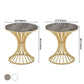 Modern Style Sintered Stone Dining Table Round Pedestal Table for Dinning Room Clearhalo ' dining_table' 'Dining Tables & Seating' 'Dining Tables' 'Furniture' 'furniture_dining_table' 'Kitchen & Dining Furniture' 'kitchen&dining_furn' 'kitchen' 'kitchen_dining_table' 3661786