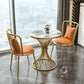 Modern Style Sintered Stone Dining Table Round Pedestal Table for Dinning Room Clearhalo ' dining_table' 'Dining Tables & Seating' 'Dining Tables' 'Furniture' 'furniture_dining_table' 'Kitchen & Dining Furniture' 'kitchen&dining_furn' 'kitchen' 'kitchen_dining_table' 3661787