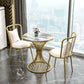 Modern Style Sintered Stone Dining Table Round Pedestal Table for Dinning Room Clearhalo ' dining_table' 'Dining Tables & Seating' 'Dining Tables' 'Furniture' 'furniture_dining_table' 'Kitchen & Dining Furniture' 'kitchen&dining_furn' 'kitchen' 'kitchen_dining_table' 3661788