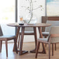 Round Wood Color Dining Table Solid Wood Table Contemporary with Double Pedestal Clearhalo ' dining_table' 'Dining Tables & Seating' 'Dining Tables' 'furn' 'furn_dining_table' 'Furniture' 'furniture_dining_table' 'Kitchen & Dining Furniture' 'kitchen&dining_furn' 'kitchen' 'kitchen_dining_table' 3661792