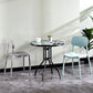 Round Shape Modern Style Dining Table Transparent Fixed Table of Glass Clearhalo ' dining_table' 'Dining Tables & Seating' 'Dining Tables' 'furn' 'furn_dining_table' 'Furniture' 'furniture_dining_table' 'Kitchen & Dining Furniture' 'kitchen&dining_furn' 'kitchen' 'kitchen_dining_table' 3661878