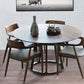 Modern Solid Wood Dining Table Brown Round Table with Pedestal Base for Home Clearhalo ' dining_table' 'Dining Tables & Seating' 'Dining Tables' 'furn' 'furn_dining_table' 'Furniture' 'furniture_dining_table' 'Kitchen & Dining Furniture' 'kitchen&dining_furn' 'kitchen' 'kitchen_dining_table' 3661886