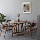 Modern Solid Wood Dining Table Brown Round Table with Pedestal Base for Home Clearhalo ' dining_table' 'Dining Tables & Seating' 'Dining Tables' 'furn' 'furn_dining_table' 'Furniture' 'furniture_dining_table' 'Kitchen & Dining Furniture' 'kitchen&dining_furn' 'kitchen' 'kitchen_dining_table' 3661893