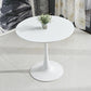 Contemporary Round Shape Sintered Stone Dining Table Standard Dining Table for Kitchen Clearhalo ' dining_table' 'Dining Tables & Seating' 'Dining Tables' 'furn' 'furn_dining_table' 'Furniture' 'furniture_dining_table' 'Kitchen & Dining Furniture' 'kitchen&dining_furn' 'kitchen' 'kitchen_dining_table' 3661932