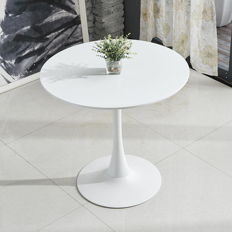 Contemporary Round Shape Sintered Stone Dining Table Standard Dining Table for Kitchen Clearhalo ' dining_table' 'Dining Tables & Seating' 'Dining Tables' 'furn' 'furn_dining_table' 'Furniture' 'furniture_dining_table' 'Kitchen & Dining Furniture' 'kitchen&dining_furn' 'kitchen' 'kitchen_dining_table' 3661932