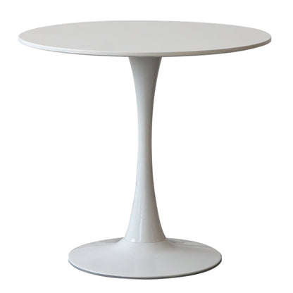 Contemporary Round Shape Sintered Stone Dining Table Standard Dining Table for Kitchen White Without Chairs Clearhalo ' dining_table' 'Dining Tables & Seating' 'Dining Tables' 'furn' 'furn_dining_table' 'Furniture' 'furniture_dining_table' 'Kitchen & Dining Furniture' 'kitchen&dining_furn' 'kitchen' 'kitchen_dining_table' 3661936
