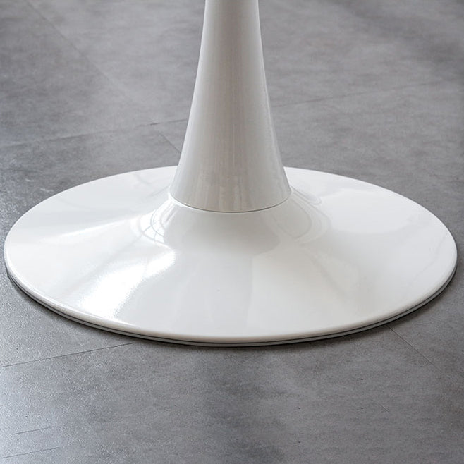 Contemporary Round Shape Sintered Stone Dining Table Standard Dining Table for Kitchen Clearhalo ' dining_table' 'Dining Tables & Seating' 'Dining Tables' 'furn' 'furn_dining_table' 'Furniture' 'furniture_dining_table' 'Kitchen & Dining Furniture' 'kitchen&dining_furn' 'kitchen' 'kitchen_dining_table' 3661939