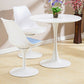 Contemporary Round Shape Sintered Stone Dining Table Standard Dining Table for Kitchen Clearhalo ' dining_table' 'Dining Tables & Seating' 'Dining Tables' 'furn' 'furn_dining_table' 'Furniture' 'furniture_dining_table' 'Kitchen & Dining Furniture' 'kitchen&dining_furn' 'kitchen' 'kitchen_dining_table' 3661942