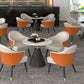 Modern Sintered Stone Kitchen Dining Table Round Shape Dining Table for Kitchen Clearhalo ' dining_table' 'Dining Tables & Seating' 'Dining Tables' 'furn' 'furn_dining_table' 'Furniture' 'furniture_dining_table' 'Kitchen & Dining Furniture' 'kitchen&dining_furn' 'kitchen' 'kitchen_dining_table' 3661947