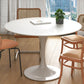 Contemporary White Standard Dining Table Round Shape Sintered Stone Dining Table for Kitchen Clearhalo ' dining_table' 'Dining Tables & Seating' 'Dining Tables' 'furn' 'furn_dining_table' 'Furniture' 'furniture_dining_table' 'Kitchen & Dining Furniture' 'kitchen&dining_furn' 'kitchen' 'kitchen_dining_table' 3661966
