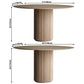 Solid Wood Round/Oval Dining Table Modern Contemporary Kitchen Table for Restaurant Clearhalo ' dining_table' 'Dining Tables & Seating' 'Dining Tables' 'furn' 'furn_dining_table' 'Furniture' 'furniture_dining_table' 'Kitchen & Dining Furniture' 'kitchen&dining_furn' 'kitchen' 'kitchen_dining_table' 3661978