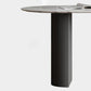 Sintered Stone Double Pedestal Table Simplicity Dining Table Oval for Home Clearhalo ' dining_table' 'Dining Tables & Seating' 'Dining Tables' 'furn' 'furn_dining_table' 'Furniture' 'furniture_dining_table' 'Kitchen & Dining Furniture' 'kitchen&dining_furn' 'kitchen' 'kitchen_dining_table' 3661995