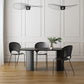 Sintered Stone Double Pedestal Table Simplicity Dining Table Oval for Home Clearhalo ' dining_table' 'Dining Tables & Seating' 'Dining Tables' 'furn' 'furn_dining_table' 'Furniture' 'furniture_dining_table' 'Kitchen & Dining Furniture' 'kitchen&dining_furn' 'kitchen' 'kitchen_dining_table' 3661997