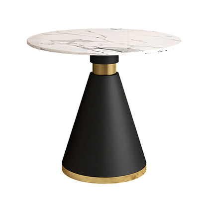 Contemporary Stone Dining Table Round Pedestal Home Kitchen Dinner Furniture Without Chairs Clearhalo ' dining_table' 'Dining Tables & Seating' 'Dining Tables' 'furn' 'furn_dining_table' 'Furniture' 'furniture_dining_table' 'Kitchen & Dining Furniture' 'kitchen&dining_furn' 'kitchen' 'kitchen_dining_table' 3662002