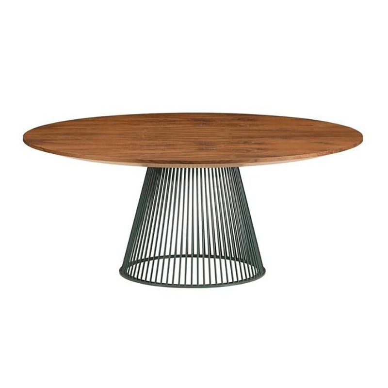 Pine Solid Wood Pedestal Table Simplicity Style Dining Table Round for Home Brown Without Chairs Clearhalo ' dining_table' 'Dining Tables & Seating' 'Dining Tables' 'furn' 'furn_dining_table' 'Furniture' 'furniture_dining_table' 'Kitchen & Dining Furniture' 'kitchen&dining_furn' 'kitchen' 'kitchen_dining_table' 3662018