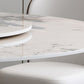 Rotatable Sintered Stone Dining Table Modern Round Table with Metal Pedestal Clearhalo ' dining_table' 'Dining Tables & Seating' 'Dining Tables' 'furn' 'furn_dining_table' 'Furniture' 'furniture_dining_table' 'Kitchen & Dining Furniture' 'kitchen&dining_furn' 'kitchen' 'kitchen_dining_table' 3662047