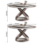 Rotatable Sintered Stone Dining Table Modern Round Table with Metal Pedestal Clearhalo ' dining_table' 'Dining Tables & Seating' 'Dining Tables' 'furn' 'furn_dining_table' 'Furniture' 'furniture_dining_table' 'Kitchen & Dining Furniture' 'kitchen&dining_furn' 'kitchen' 'kitchen_dining_table' 3662049