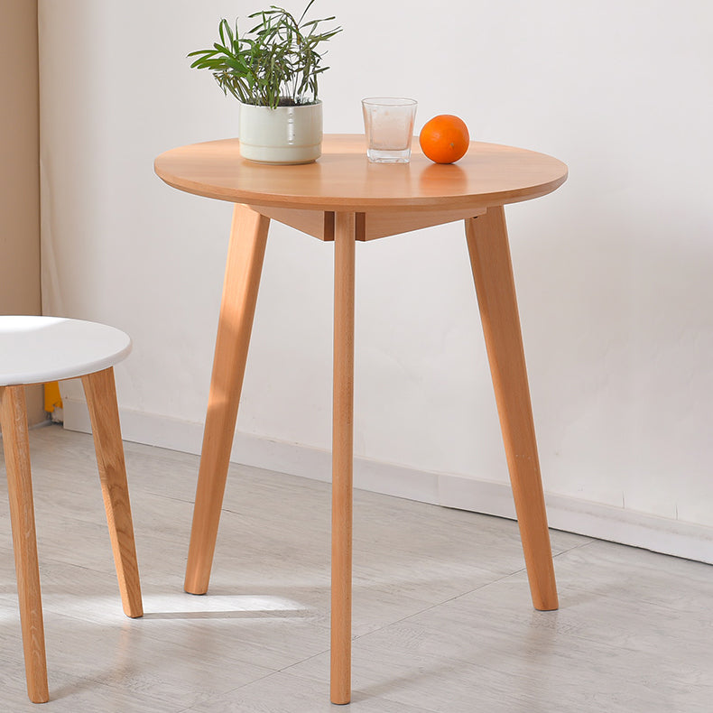 Simplicity Beech 3 Legs Dining Table Solid Wood Table Rectangle for Home Clearhalo ' dining_table' 'Dining Tables & Seating' 'Dining Tables' 'furn' 'furn_dining_table' 'Furniture' 'furniture_dining_table' 'Kitchen & Dining Furniture' 'kitchen&dining_furn' 'kitchen' 'kitchen_dining_table' 3662064