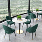 Minimalist Sintered Stone White Dining Table Round Shape Dining Table with Pedestal Base Clearhalo ' dining_table' 'Dining Tables & Seating' 'Dining Tables' 'furn' 'furn_dining_table' 'Furniture' 'furniture_dining_table' 'Kitchen & Dining Furniture' 'kitchen&dining_furn' 'kitchen' 'kitchen_dining_table' 3662100