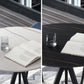 Contemporary Round Shape Standard Dining Table Sintered Stone Dining Table for Kitchen Clearhalo ' dining_table' 'Dining Tables & Seating' 'Dining Tables' 'furn' 'furn_dining_table' 'Furniture' 'furniture_dining_table' 'Kitchen & Dining Furniture' 'kitchen&dining_furn' 'kitchen' 'kitchen_dining_table' 3662115