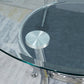 Round Tripod Base Home Furniture Glass-top Dining Room Collection for Dining Room Clearhalo ' dining_table' 'Dining Tables & Seating' 'Dining Tables' 'furn' 'furn_dining_table' 'Furniture' 'furniture_dining_table' 'Kitchen & Dining Furniture' 'kitchen&dining_furn' 'kitchen' 'kitchen_dining_table' 3662155