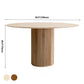 Contemporary Round Dining Table Ash Solid Wood Table with Pedestal Base for Home Kitchen Dinner Clearhalo ' dining_table' 'Dining Tables & Seating' 'Dining Tables' 'furn' 'furn_dining_table' 'Furniture' 'furniture_dining_table' 'Kitchen & Dining Furniture' 'kitchen&dining_furn' 'kitchen' 'kitchen_dining_table' 3662181