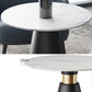 Round Table Dinette Table Contemporary Stone Dinner Room Table with Pedestal Base Clearhalo ' dining_table' 'Dining Tables & Seating' 'Dining Tables' 'furn' 'furn_dining_table' 'Furniture' 'furniture_dining_table' 'Kitchen & Dining Furniture' 'kitchen&dining_furn' 'kitchen' 'kitchen_dining_table' 3662189