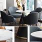 Round Table Dinette Table Contemporary Stone Dinner Room Table with Pedestal Base Clearhalo ' dining_table' 'Dining Tables & Seating' 'Dining Tables' 'furn' 'furn_dining_table' 'Furniture' 'furniture_dining_table' 'Kitchen & Dining Furniture' 'kitchen&dining_furn' 'kitchen' 'kitchen_dining_table' 3662190