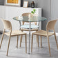 Round Transparent Dining Table Glass Table Modern with 3 Legs Pedestal Clearhalo ' dining_table' 'Dining Tables & Seating' 'Dining Tables' 'furn' 'furn_dining_table' 'Furniture' 'furniture_dining_table' 'Kitchen & Dining Furniture' 'kitchen&dining_furn' 'kitchen' 'kitchen_dining_table' 3662197