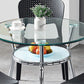 Round Transparent Dining Table Glass Table Modern with 3 Legs Pedestal Clearhalo ' dining_table' 'Dining Tables & Seating' 'Dining Tables' 'furn' 'furn_dining_table' 'Furniture' 'furniture_dining_table' 'Kitchen & Dining Furniture' 'kitchen&dining_furn' 'kitchen' 'kitchen_dining_table' 3662200
