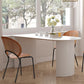 Solid Wood Modern Free Form Dining Table Marble Top Table for Dining Room and Kitchen Clearhalo ' dining_table' 'Dining Tables & Seating' 'Dining Tables' 'furn' 'furn_dining_table' 'Furniture' 'furniture_dining_table' 'Kitchen & Dining Furniture' 'kitchen&dining_furn' 'kitchen' 'kitchen_dining_table' 3662217