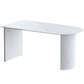 Solid Wood Modern Free Form Dining Table Marble Top Table for Dining Room and Kitchen Clearhalo ' dining_table' 'Dining Tables & Seating' 'Dining Tables' 'furn' 'furn_dining_table' 'Furniture' 'furniture_dining_table' 'Kitchen & Dining Furniture' 'kitchen&dining_furn' 'kitchen' 'kitchen_dining_table' 3662220