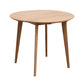 Contemporary Round Dining Table Oak Solid Wood Table for Home Kitchen Dinner Four Leg Without Chairs Clearhalo ' dining_table' 'Dining Tables & Seating' 'Dining Tables' 'furn' 'furn_dining_table' 'Furniture' 'furniture_dining_table' 'Kitchen & Dining Furniture' 'kitchen&dining_furn' 'kitchen' 'kitchen_dining_table' 3662253