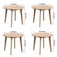 Contemporary Round Dining Table Oak Solid Wood Table for Home Kitchen Dinner Clearhalo ' dining_table' 'Dining Tables & Seating' 'Dining Tables' 'furn' 'furn_dining_table' 'Furniture' 'furniture_dining_table' 'Kitchen & Dining Furniture' 'kitchen&dining_furn' 'kitchen' 'kitchen_dining_table' 3662258