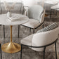 Metal Contemporary Round Dining Table Sintered Stone Table for Dining Room Clearhalo ' dining_table' 'Dining Tables & Seating' 'Dining Tables' 'furn' 'furn_dining_table' 'Furniture' 'furniture_dining_table' 'Kitchen & Dining Furniture' 'kitchen&dining_furn' 'kitchen' 'kitchen_dining_table' 3662280