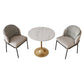 Metal Contemporary Round Dining Table Sintered Stone Table for Dining Room Clearhalo ' dining_table' 'Dining Tables & Seating' 'Dining Tables' 'furn' 'furn_dining_table' 'Furniture' 'furniture_dining_table' 'Kitchen & Dining Furniture' 'kitchen&dining_furn' 'kitchen' 'kitchen_dining_table' 3662283