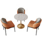 Metal Contemporary Round Dining Table Sintered Stone Table for Dining Room Clearhalo ' dining_table' 'Dining Tables & Seating' 'Dining Tables' 'furn' 'furn_dining_table' 'Furniture' 'furniture_dining_table' 'Kitchen & Dining Furniture' 'kitchen&dining_furn' 'kitchen' 'kitchen_dining_table' 3662285