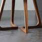 Round Double Pedestal Dining Site Table Contemporary Style Dinette Table Clearhalo ' dining_table' 'Dining Tables & Seating' 'Dining Tables' 'furn' 'furn_dining_table' 'Furniture' 'furniture_dining_table' 'Kitchen & Dining Furniture' 'kitchen&dining_furn' 'kitchen' 'kitchen_dining_table' 3662295