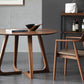 Round Double Pedestal Dining Site Table Contemporary Style Dinette Table Clearhalo ' dining_table' 'Dining Tables & Seating' 'Dining Tables' 'furn' 'furn_dining_table' 'Furniture' 'furniture_dining_table' 'Kitchen & Dining Furniture' 'kitchen&dining_furn' 'kitchen' 'kitchen_dining_table' 3662296