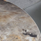Round Contemporary Dining Table Brown Tone Fixed Table of Sintered Stone Clearhalo ' dining_table' 'Dining Tables & Seating' 'Dining Tables' 'furn' 'furn_dining_table' 'Furniture' 'furniture_dining_table' 'Kitchen & Dining Furniture' 'kitchen&dining_furn' 'kitchen' 'kitchen_dining_table' 3662311
