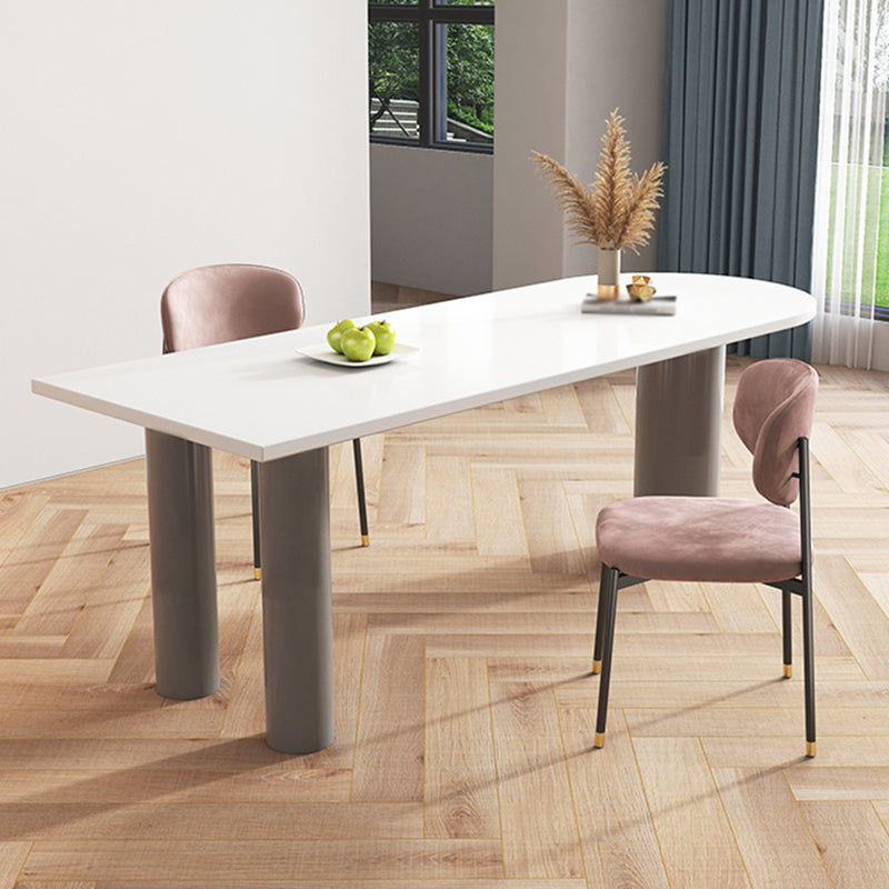3 Legs Dining Site Table Contemporary Style Dinette Table for Home Kitchen Clearhalo ' dining_table' 'Dining Tables & Seating' 'Dining Tables' 'furn' 'furn_dining_table' 'Furniture' 'furniture_dining_table' 'Kitchen & Dining Furniture' 'kitchen&dining_furn' 'kitchen' 'kitchen_dining_table' 3662328