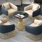 Contemporary Sintered Stone Kitchen Dining Table Round Standard Dining Table with Pedestal Base Clearhalo ' dining_table' 'Dining Tables & Seating' 'Dining Tables' 'furn' 'furn_dining_table' 'Furniture' 'furniture_dining_table' 'Kitchen & Dining Furniture' 'kitchen&dining_furn' 'kitchen' 'kitchen_dining_table' 3662372