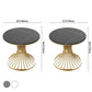 Contemporary Sintered Stone Kitchen Dining Table Round Standard Dining Table with Pedestal Base Clearhalo ' dining_table' 'Dining Tables & Seating' 'Dining Tables' 'furn' 'furn_dining_table' 'Furniture' 'furniture_dining_table' 'Kitchen & Dining Furniture' 'kitchen&dining_furn' 'kitchen' 'kitchen_dining_table' 3662373