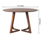 Round Ash Wood Dining Table Modern Solid Wood Table with Metal Double Pedestal Clearhalo ' dining_table' 'Dining Tables & Seating' 'Dining Tables' 'furn' 'furn_dining_table' 'Furniture' 'furniture_dining_table' 'Kitchen & Dining Furniture' 'kitchen&dining_furn' 'kitchen' 'kitchen_dining_table' 3662383
